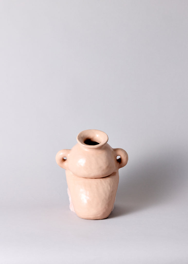 Fanny Ollas Contemporary Sculptural Vase Ceramic Handmade artwork front